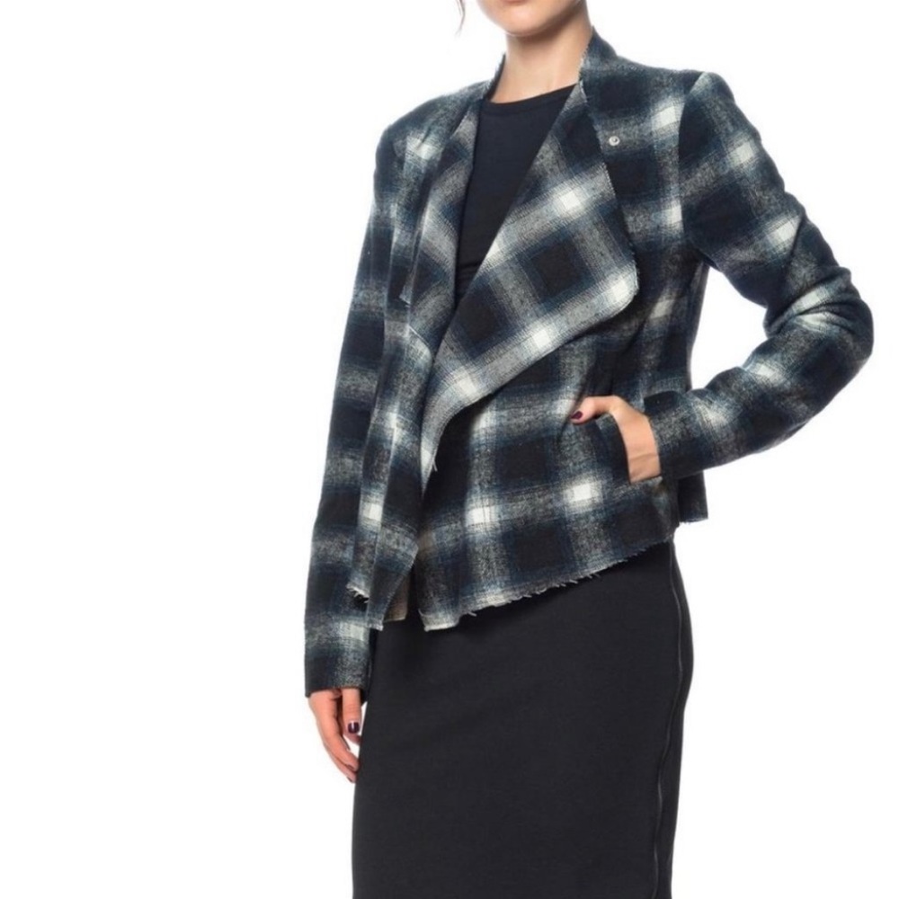 BB Dakota Quinn Plaid Flannel Jacket Size Small - Picture 7 of 9